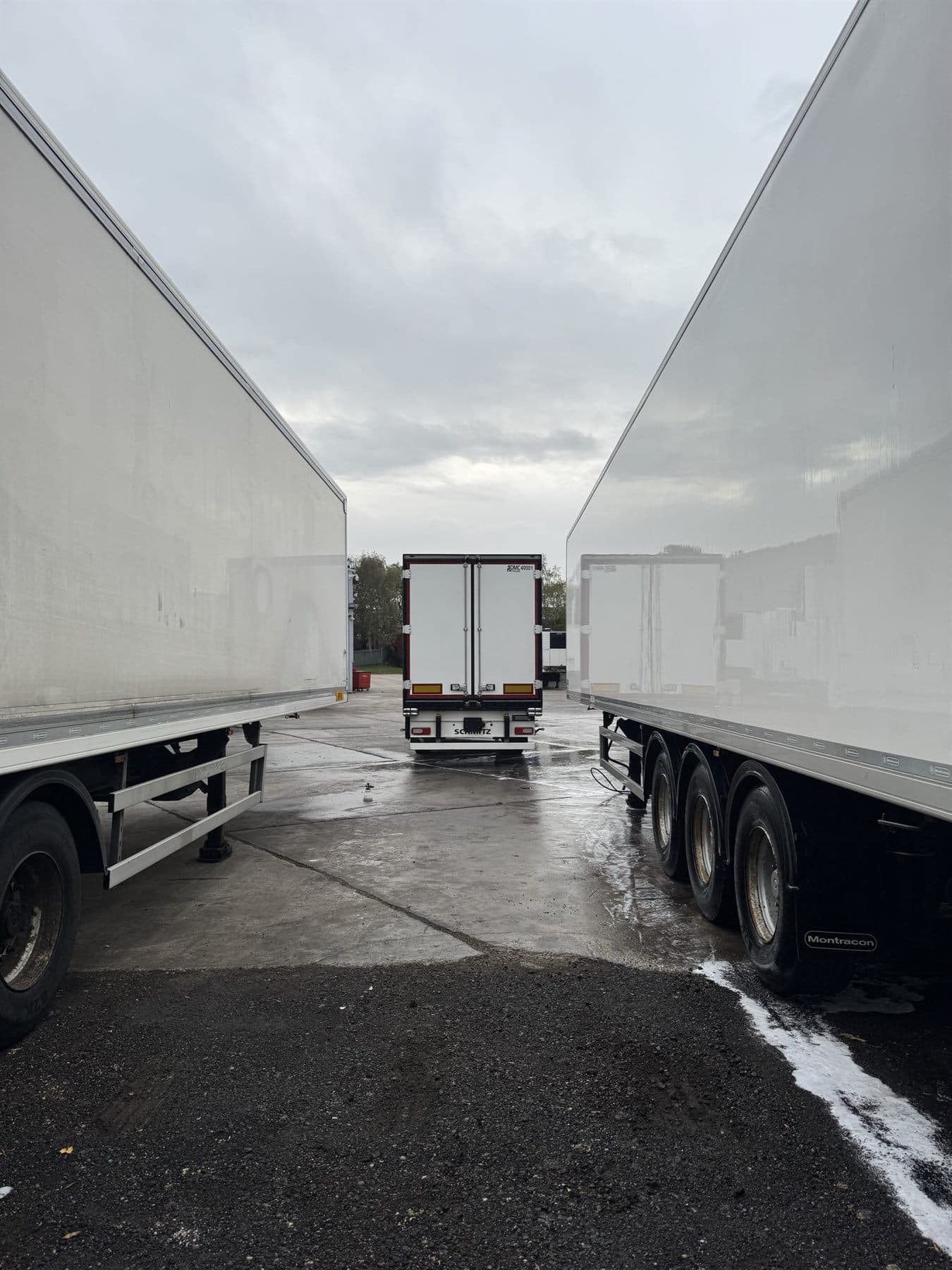 Cleaned commercial fleet vehicle ready for the road